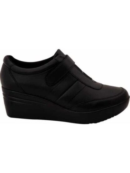 BOTIN DE PIEL NEGRO MANET