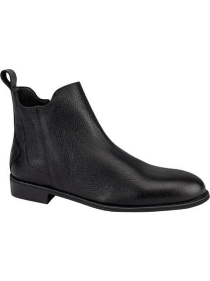BOTIN DE PIEL NEGRO SCHATZ - Image 2