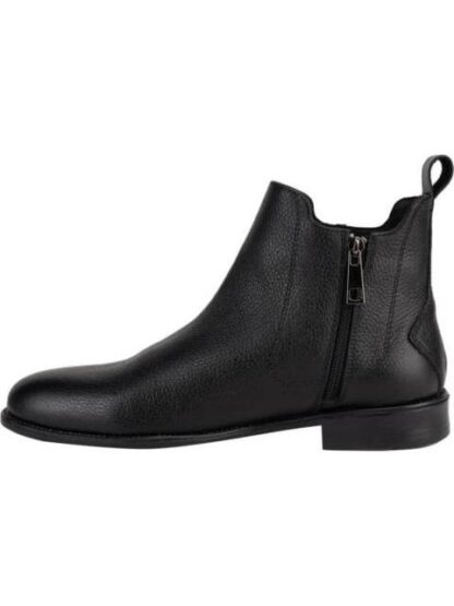 BOTIN DE PIEL NEGRO SCHATZ - Image 5