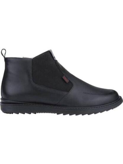 BOTIN ESCOLAR DE PIEL NEGRO COLOSO