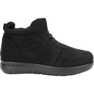 BOTIN GAMUZA NEGRO SHOSH CONFORT