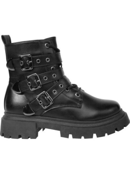 BOTIN HIKER CON HEBILLAS NEGRO VIVIS SHOES KIDS