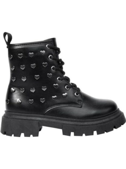 BOTIN HIKER CORAZONES NEGRO VIVIS SHOES KIDS