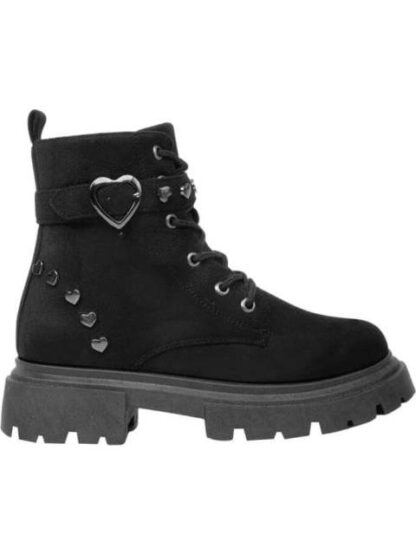 BOTIN HIKER CORAZONES NEGRO VIVIS SHOES KIDS