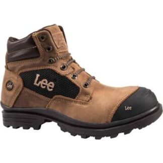 BOTIN INDUSTRIAL CASCO DE SEGURIDAD CAFE LEE