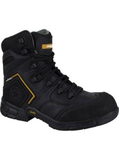 BOTIN INDUSTRIAL CASCO DE SEGURIDAD NEGRO JEEP