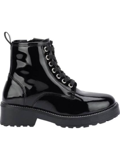 BOTIN MILITAR DE CHAROL NEGRO BAMBINO