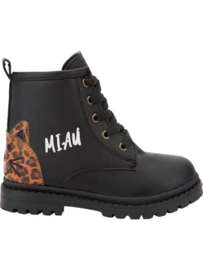 BOTIN MILITAR GATO NEGRO BAMBINO