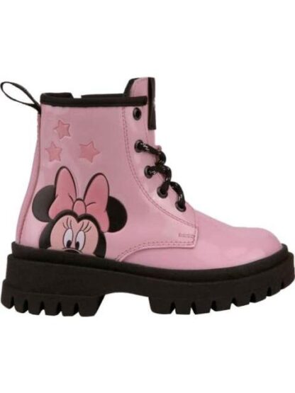BOTIN MILITAR MINNIE MOUSE ROSA MINNIE