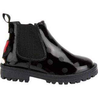 BOTIN MINNIE MOUSE NEGRO MINNIE