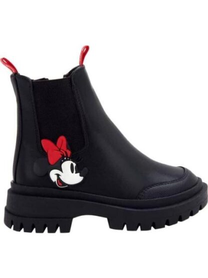 BOTIN MINNIE MOUSE SUELA TRACK NEGRO MINNIE