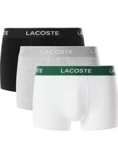 BOXERS LACOSTE SET 3 BOXER NEGRO LACOSTE