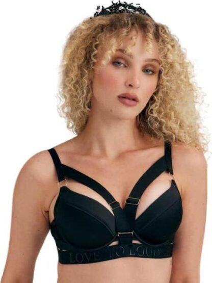 BRASIER ACCESORIO EN PECHO NEGRO LOVE TO LOUNGE - Image 4