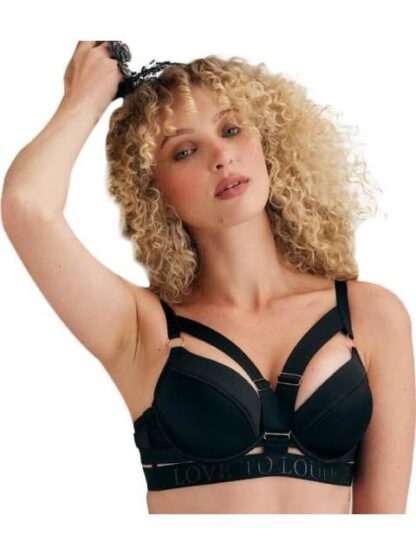 BRASIER ACCESORIO EN PECHO NEGRO LOVE TO LOUNGE - Image 5