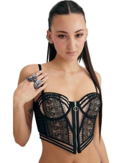 BRASIER BUSTIER NEGRO LOVE TO LOUNGE - Image 4