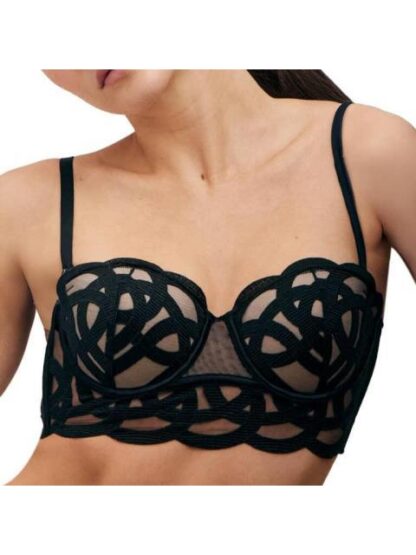 BRASIER BUSTIER NEGRO LOVE TO LOUNGE - Image 5