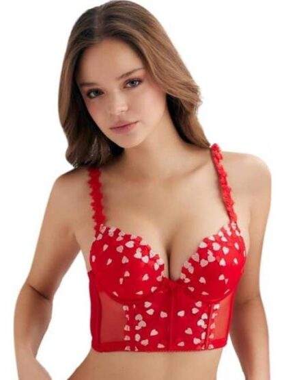 BRASIER BUSTIER ROJO LOVE TO LOUNGE - Image 4