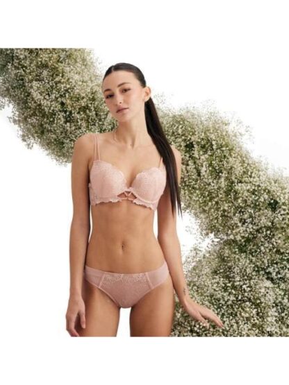 BRASIER DE ENCAJE ROSA CARNIVAL