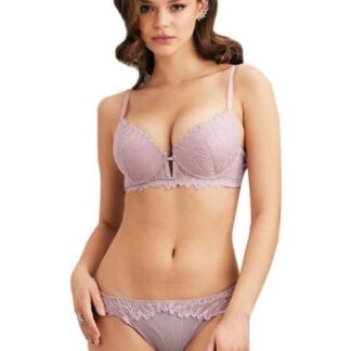 BRASIER DE ENCAJE ROSA CARNIVAL