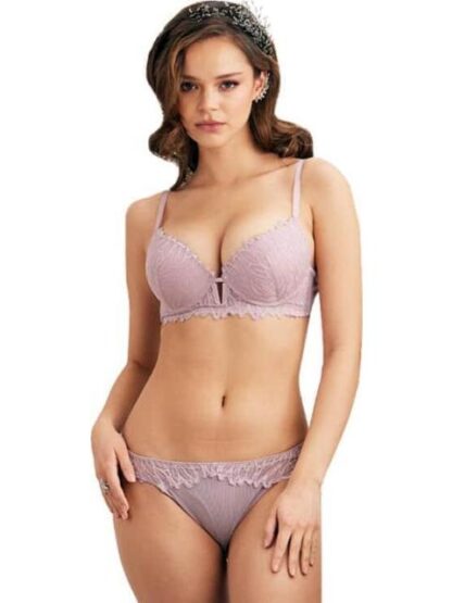 BRASIER DE ENCAJE ROSA CARNIVAL