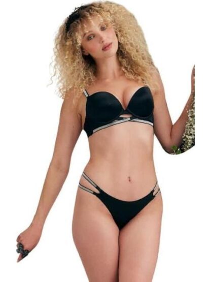 BRASIER PUSH UP NEGRO LOVE TO LOUNGE