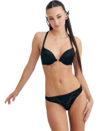 BRASIER PUSH UP NEGRO LOVE TO LOUNGE
