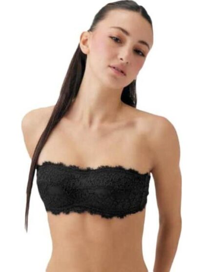 BRASIER STRAPLESS NEGRO LOVE TO LOUNGE