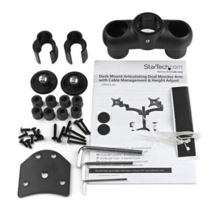 STARTECH  SOPORTE CON BRAZOS ARTICULADOS PARA 2 MONITORES 12-24 MAX. 13.6KGS - Image 4