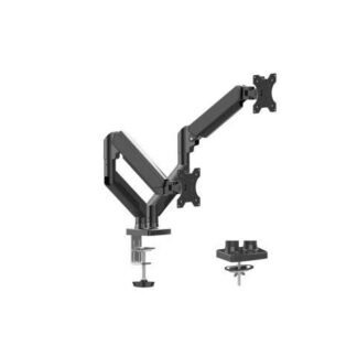 BRAZO ARTICULADOR PARA DOS MONITORES NACEB (NA0214) BRAZO ARTICULADOR PARA DOS MONITORES NA0214 NEGRO DSA2102