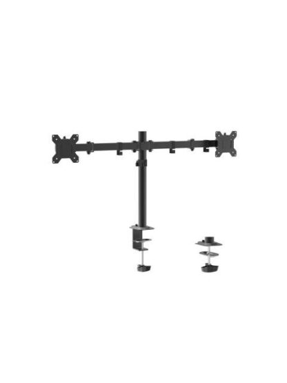 BRAZO PARA DOS MONITORES NACEB (NA0211) BRAZO PARA DOS MONITORES NA0211 NEGRO DS1703BE MODELO NA0211