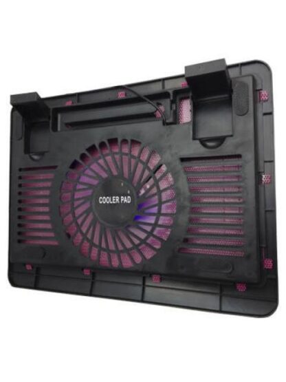 BROBOTIX BASE ENFRIADORA PARA LAPTOP 15 CON 1 VENTILADOR DE 320RPM NEGRO-ROJO - Image 2