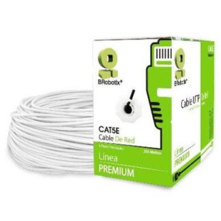 BROBOTIX BOBINA DE CABLE CAT5E UTP 305 METROS BLANCO
