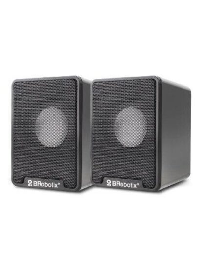 BROBOTIX BOCINAS MULTIMEDIA 963937 ALAMBRICO 2.0 CANALES USB-3.5MM NEGRO
