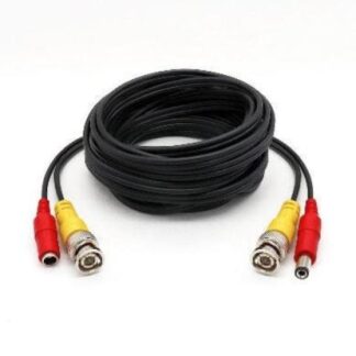 BROBOTIX CABLE COAXIAL BNC-DC POWER MACHO - BNC-DC POWER HEMBRA 10 METROS NEGRO