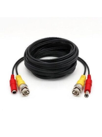 BROBOTIX CABLE COAXIAL BNC-DC POWER MACHO - BNC-DC POWER MACHO 15 METROS NEGRO