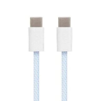 BROBOTIX CABLE USB C MACHO - USB C MACHO 1 METRO AZUL