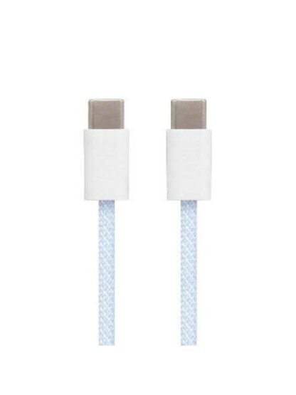 BROBOTIX CABLE USB C MACHO - USB C MACHO 1 METRO AZUL