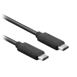 BROBOTIX CABLE USB C MACHO - USB C MACHO 2 METROS NEGRO