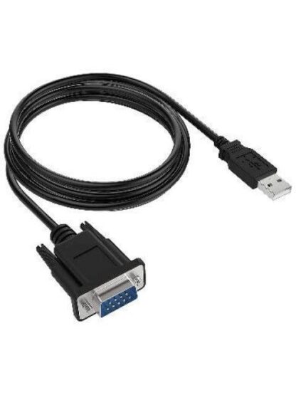 BROBOTIX CABLE USB MACHO - DB-9 MACHO NEGRO