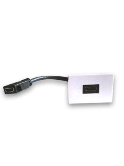 BROBOTIX CAJA PARA PARED 938917 1 PUERTO HDMI BLANCO PARA 938276-938283 - NO INCLUYE TAPA