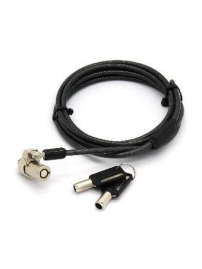 BROBOTIX CANDADO DE LLAVE PARA LAPTOPS 1.8 METROS NEGRO - Image 2