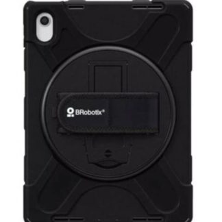 BROBOTIX FUNDA USO RUDO CON CORREA Y GIRO 360° PARA IPAD 10.9-10.ª GENERACION NEGRO