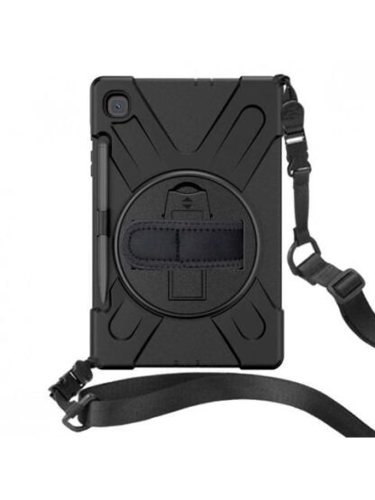 BROBOTIX FUNDA USO RUDO CON CORREA Y GIRO 360° PARA SAMSUNG GALAXY TAB S6 LITE NEGRO - Image 3