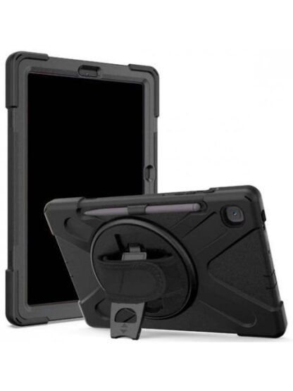 BROBOTIX FUNDA USO RUDO CON CORREA Y GIRO 360° PARA SAMSUNG GALAXY TAB S6 LITE NEGRO - Image 4