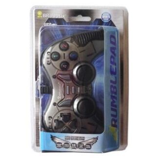 BROBOTIX GAMEPAD RUMBLEPAD ALAMBRICO USB 2.0 GRIS