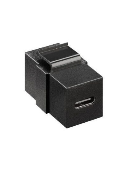 BROBOTIX JACK TIPO USB-C HEMBRA - USB-C HEMBRA NEGRO