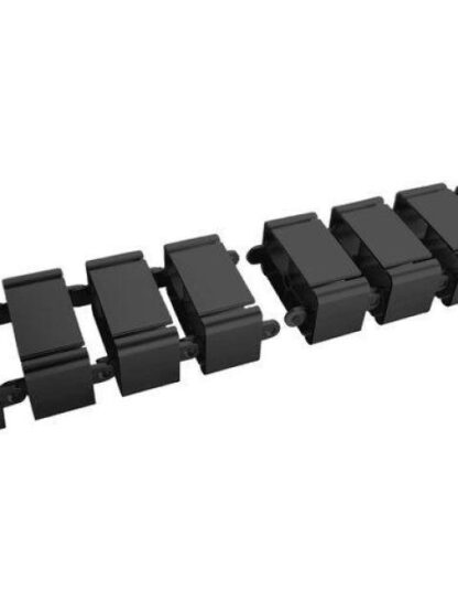 BROBOTIX ORGANIZADOR DE CABLES VERTICAL NEGRO - Image 2