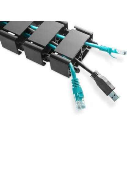 BROBOTIX ORGANIZADOR DE CABLES VERTICAL NEGRO - Image 3