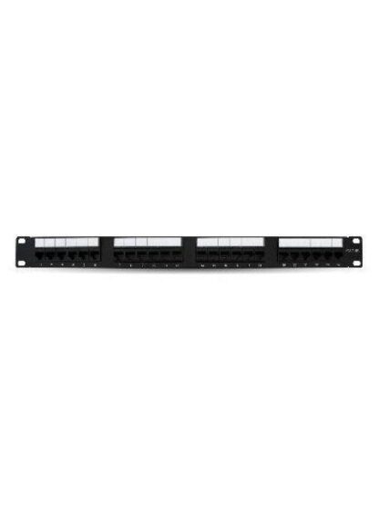 BROBOTIX PANEL DE PARCHEO CAT5E 24 PUERTOS 1U NEGRO - Image 2