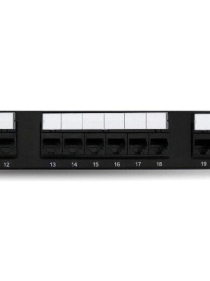 BROBOTIX PANEL DE PARCHEO CAT5E 24 PUERTOS 1U NEGRO - Image 4